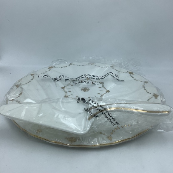 New Gorham Grand Manor Gold Cake Plate and Server - Picture 15 of 16